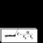 Средняя теплоемкость газа в интервале температур от т1 до т2